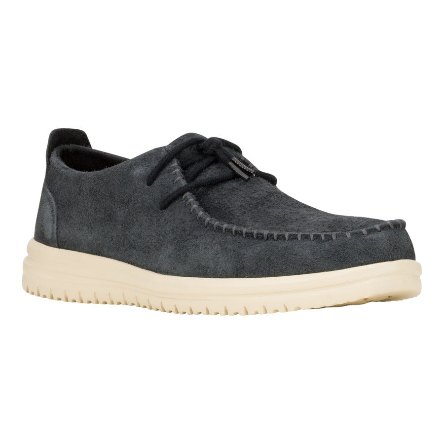 Men's Suede Moccasin Shoes with Leather Lining & Easy-On System | Wally NXT