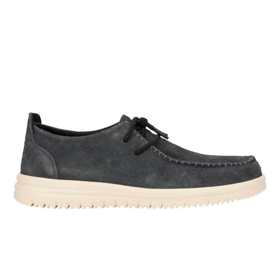 Men's Suede Moccasin Shoes with Leather Lining & Easy-On System | Wally NXT