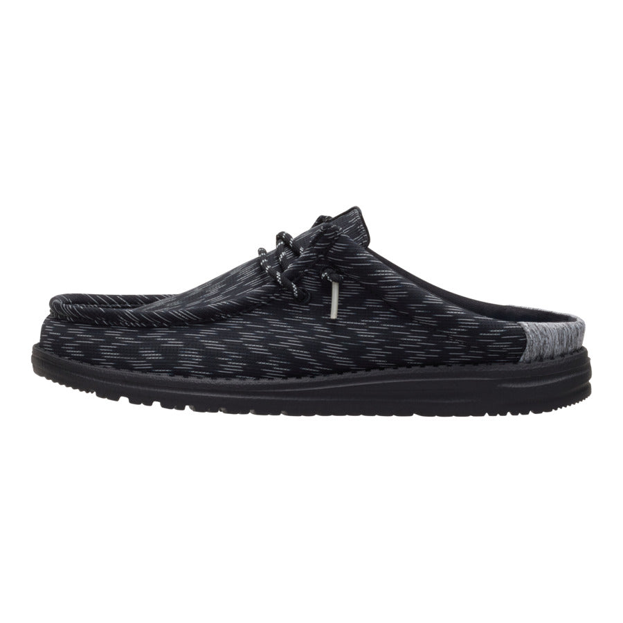 Comfy Slip-On Shoes with Elastic Laces & Foam Insole | Wally Jacquard