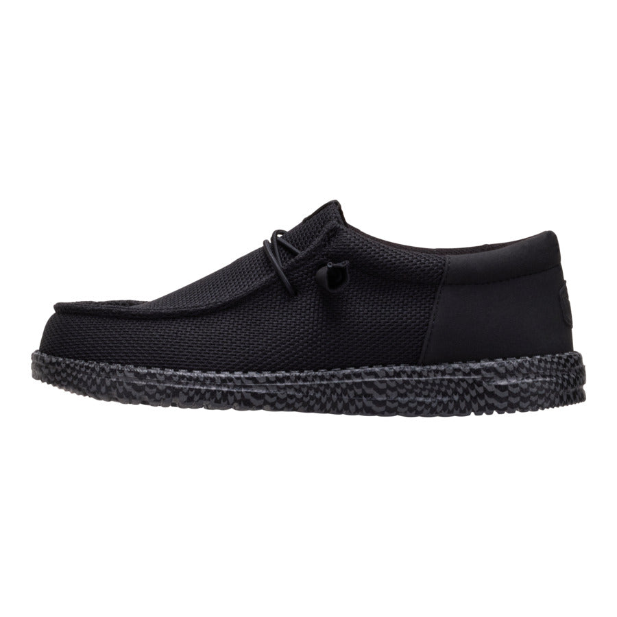 Warped Geo Sneakers with Mesh Upper & Microsuede Heel | Wally Funk