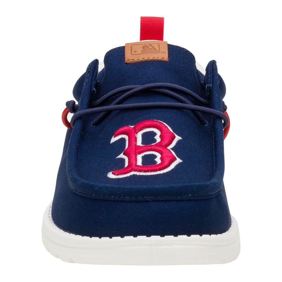 Red Sox Navy/White Wally Funk Sneakers | MLB Baseball Shoes