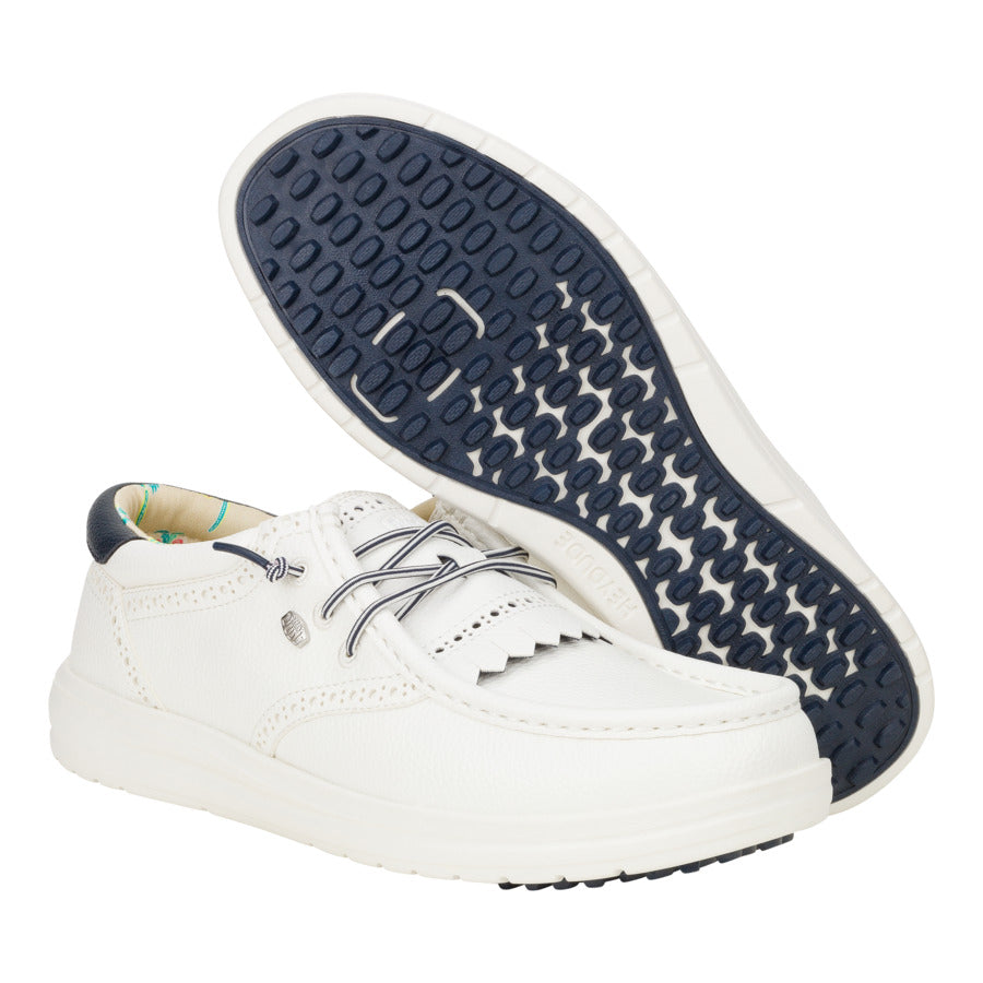 Classic White & Navy Golf Blazer for Men | Wally Golf