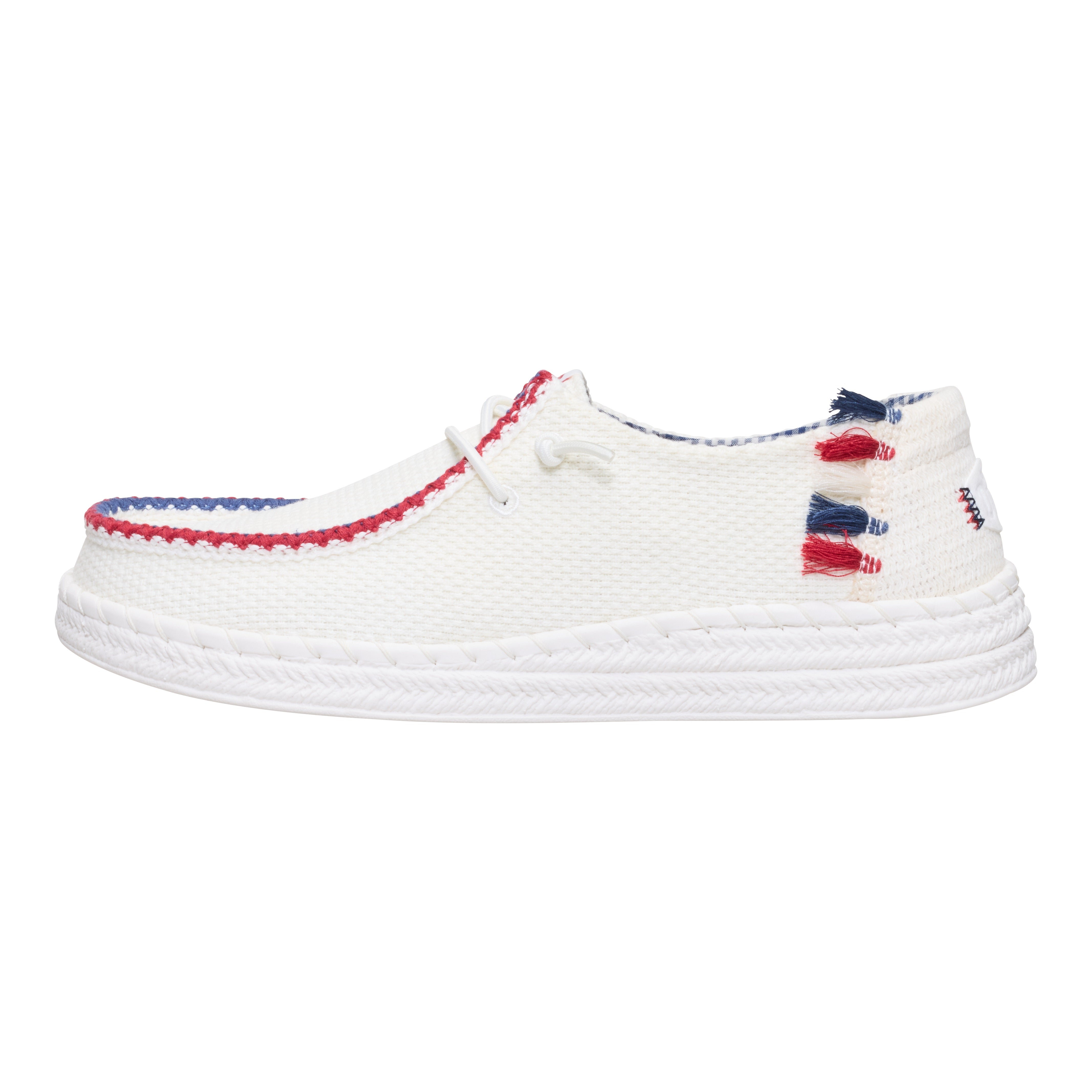 White Comfortable Espadrille Slip-Ons for Women | Wendy Americana