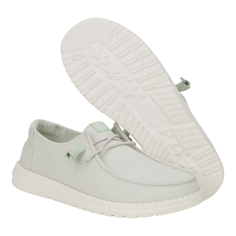 Comfortable Canvas Slip-On Shoes for Travel & Casual Wear | Wendy Grey