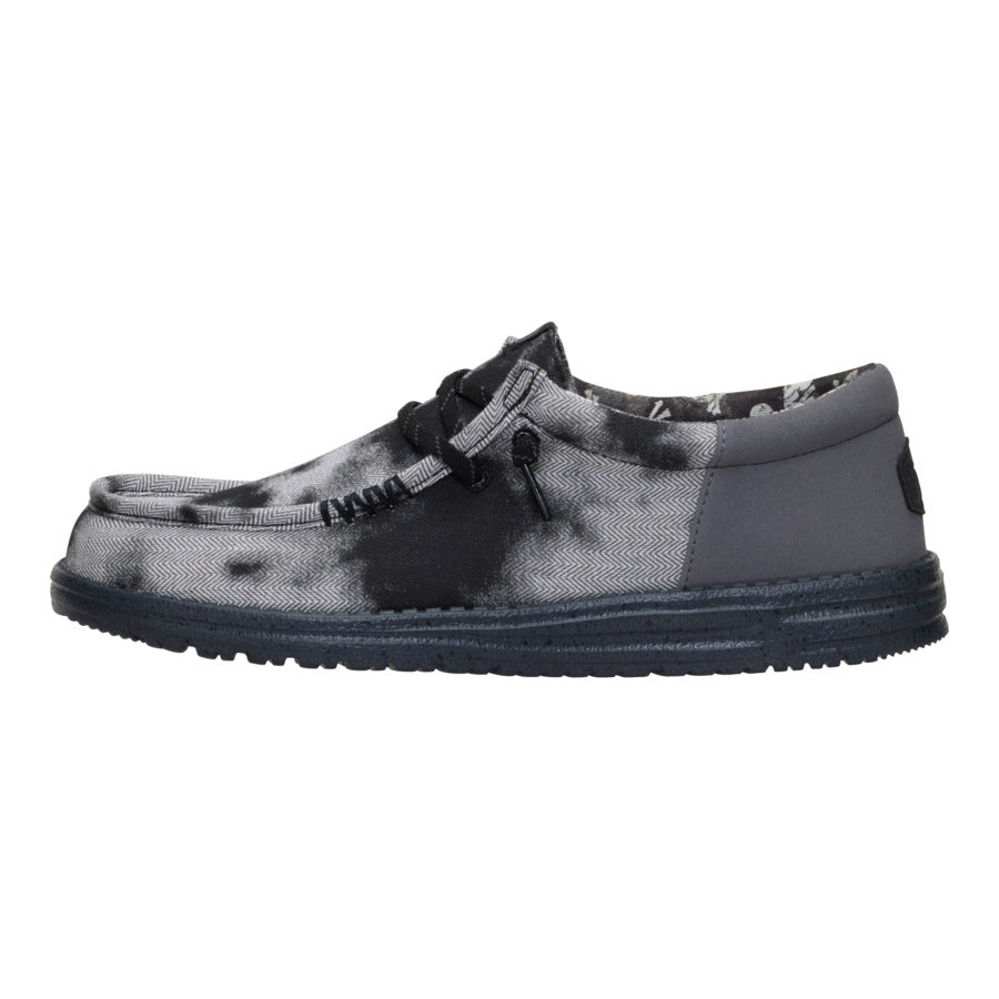 Travel-Ready Slip-On Shoes with Elastic Laces | Wally Funk Over Dye