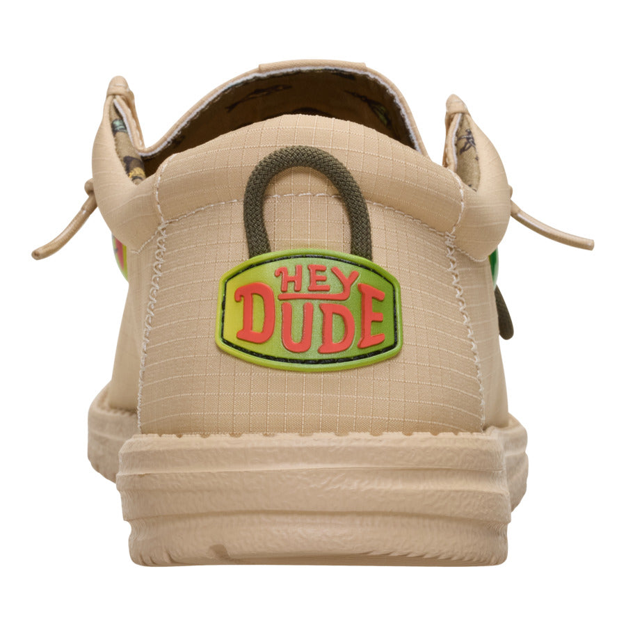 Slip-On Moccasins for Anglers with Fish Lure Print | Wally Bait & Tackle