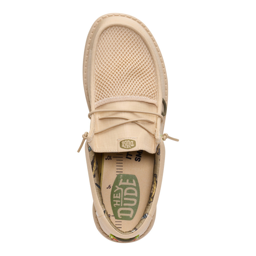 Slip-On Moccasins for Anglers with Fish Lure Print | Wally Bait & Tackle