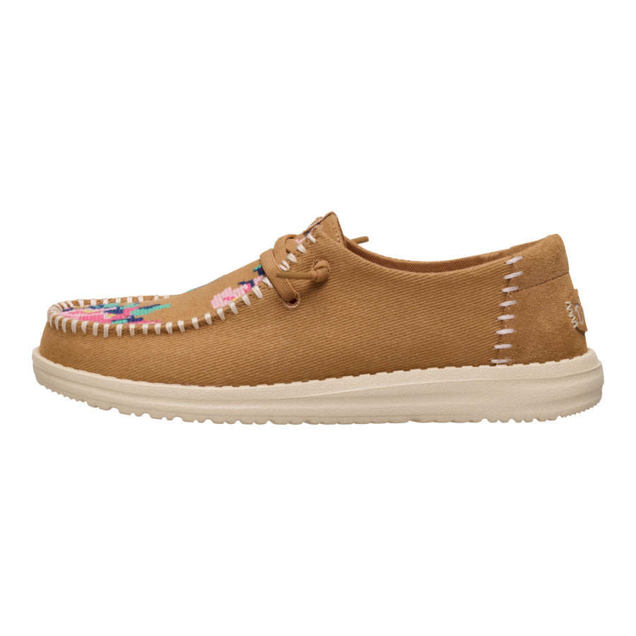 Bohemian Cross Stitch Slip-On Shoes for Women | Wendy Tan/Multi