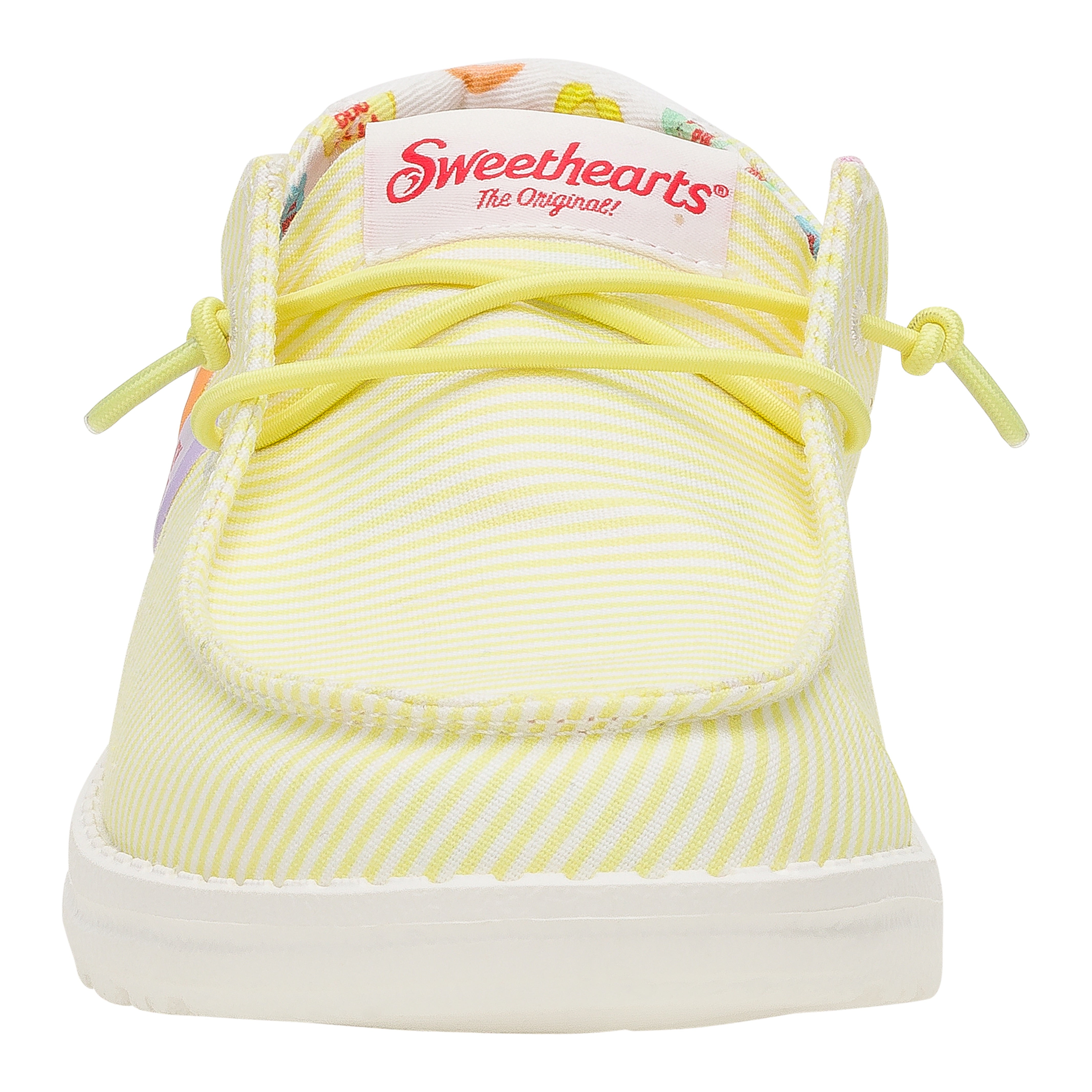 Sweethearts Yellow/Multi Slip-On Shoes | HEYDUDE Wendy x Sweethearts Collab