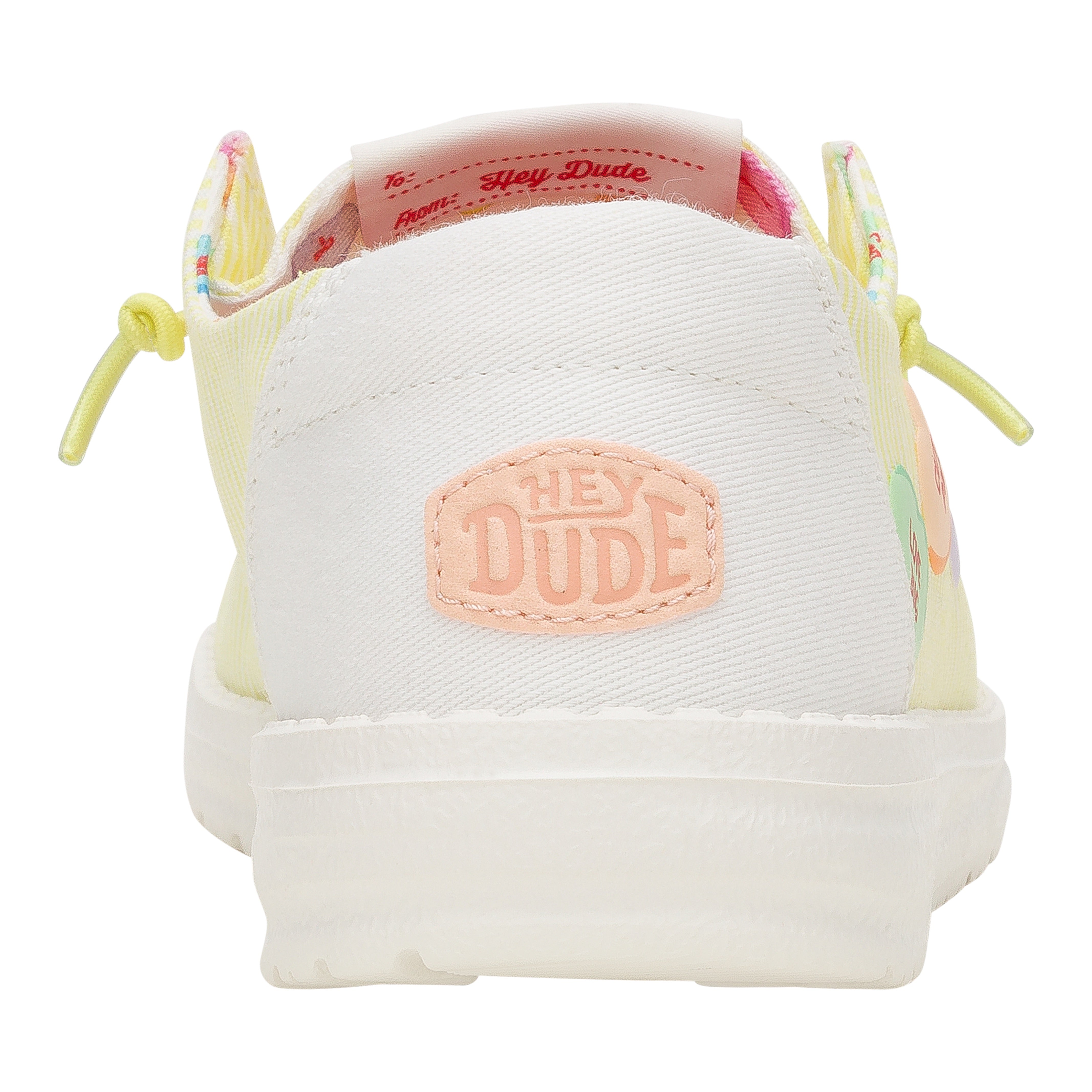 Sweethearts Yellow/Multi Slip-On Shoes | HEYDUDE Wendy x Sweethearts Collab
