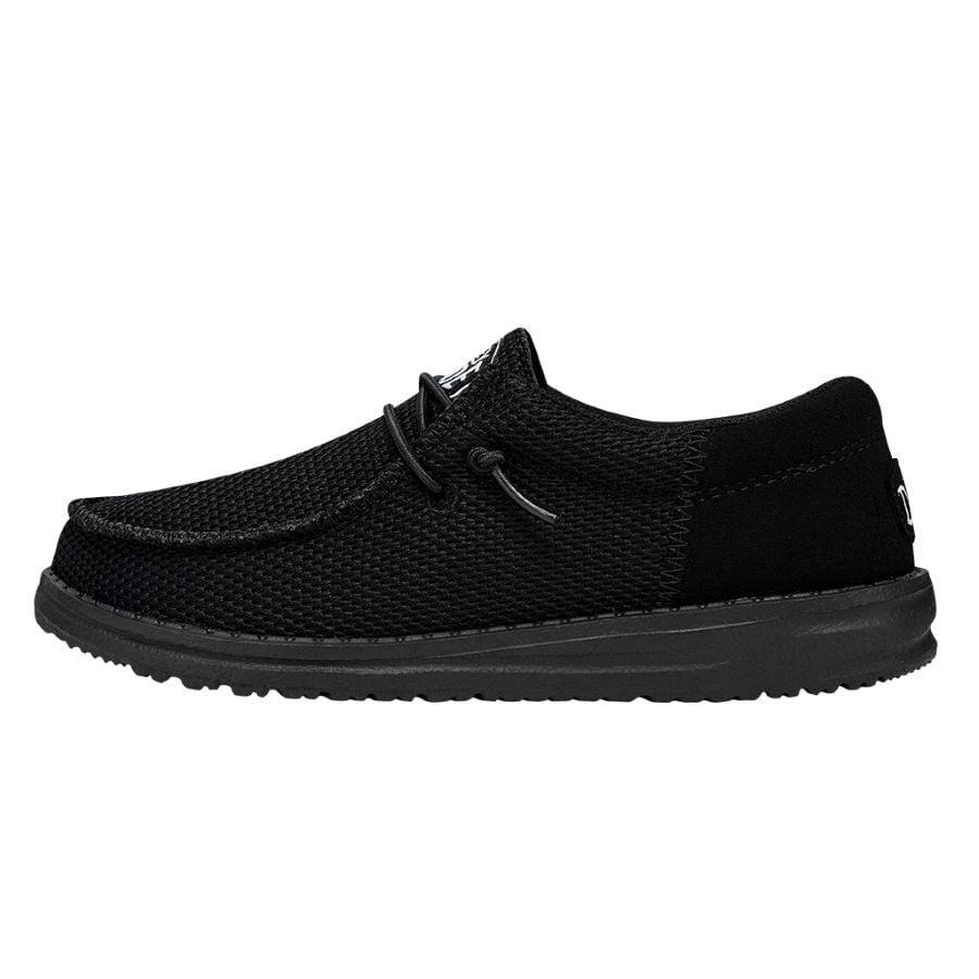 Elastic Lace Slip-On Shoes for Youth with Foam Insole | Wally Funk Mono