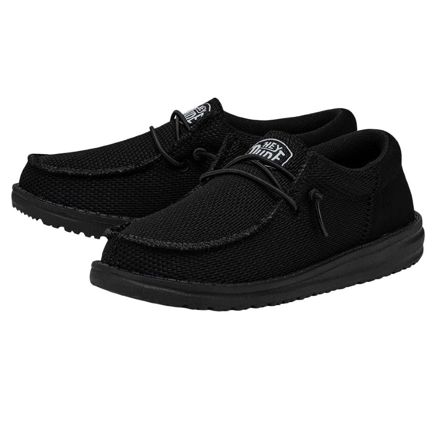 Elastic Lace Slip-On Shoes for Youth with Foam Insole | Wally Funk Mono