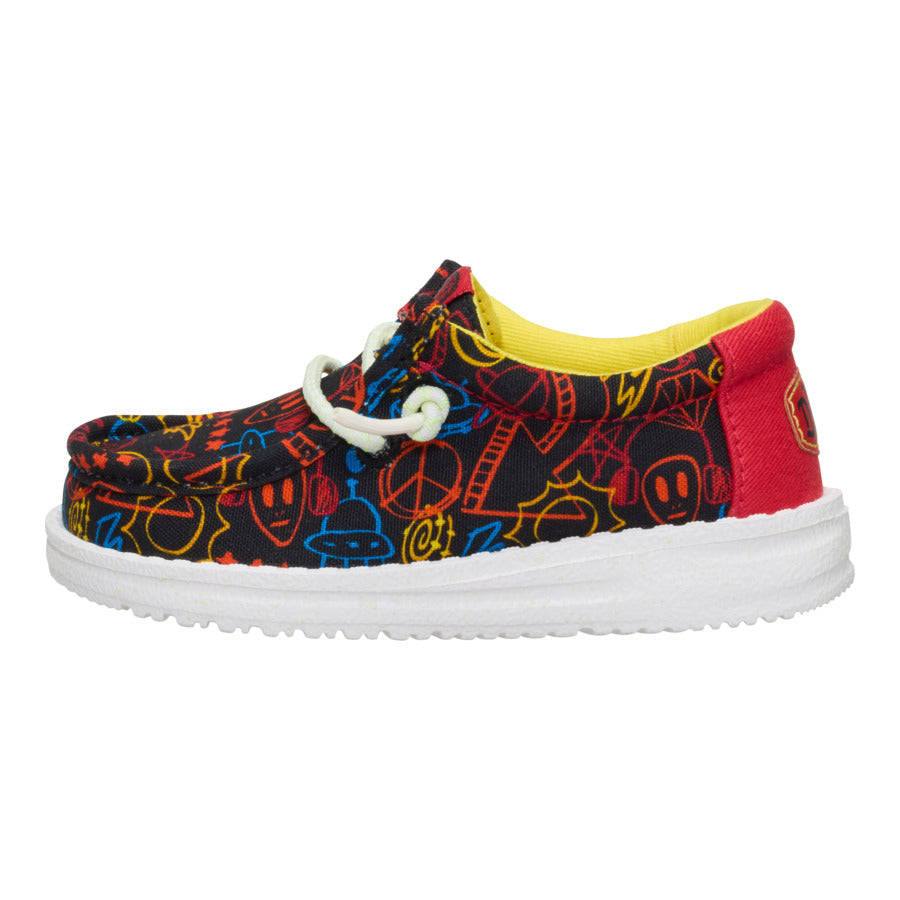 Glow in the Dark Toddler Shoes for Easy On/Off | Wally Space Glow