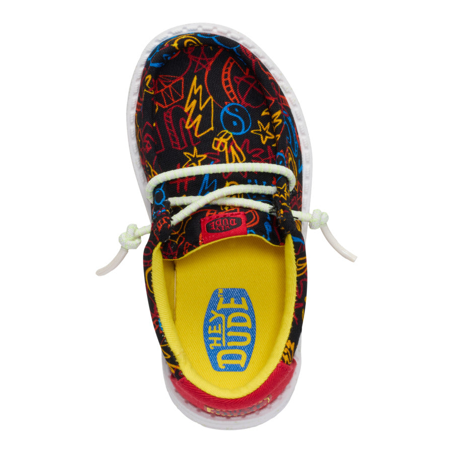 Glow in the Dark Toddler Shoes for Easy On/Off | Wally Space Glow