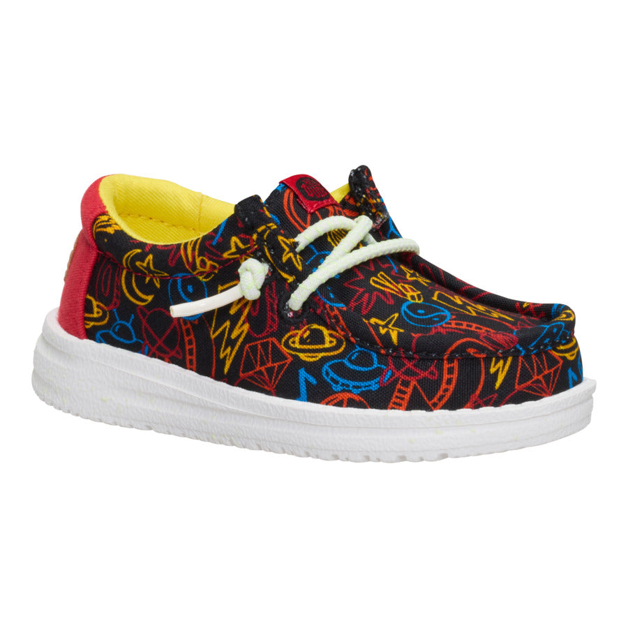 Glow in the Dark Toddler Shoes for Easy On/Off | Wally Space Glow