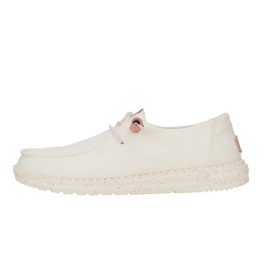 Minimalist Canvas Sneakers for Everyday Wear | Wendy Mono Egret