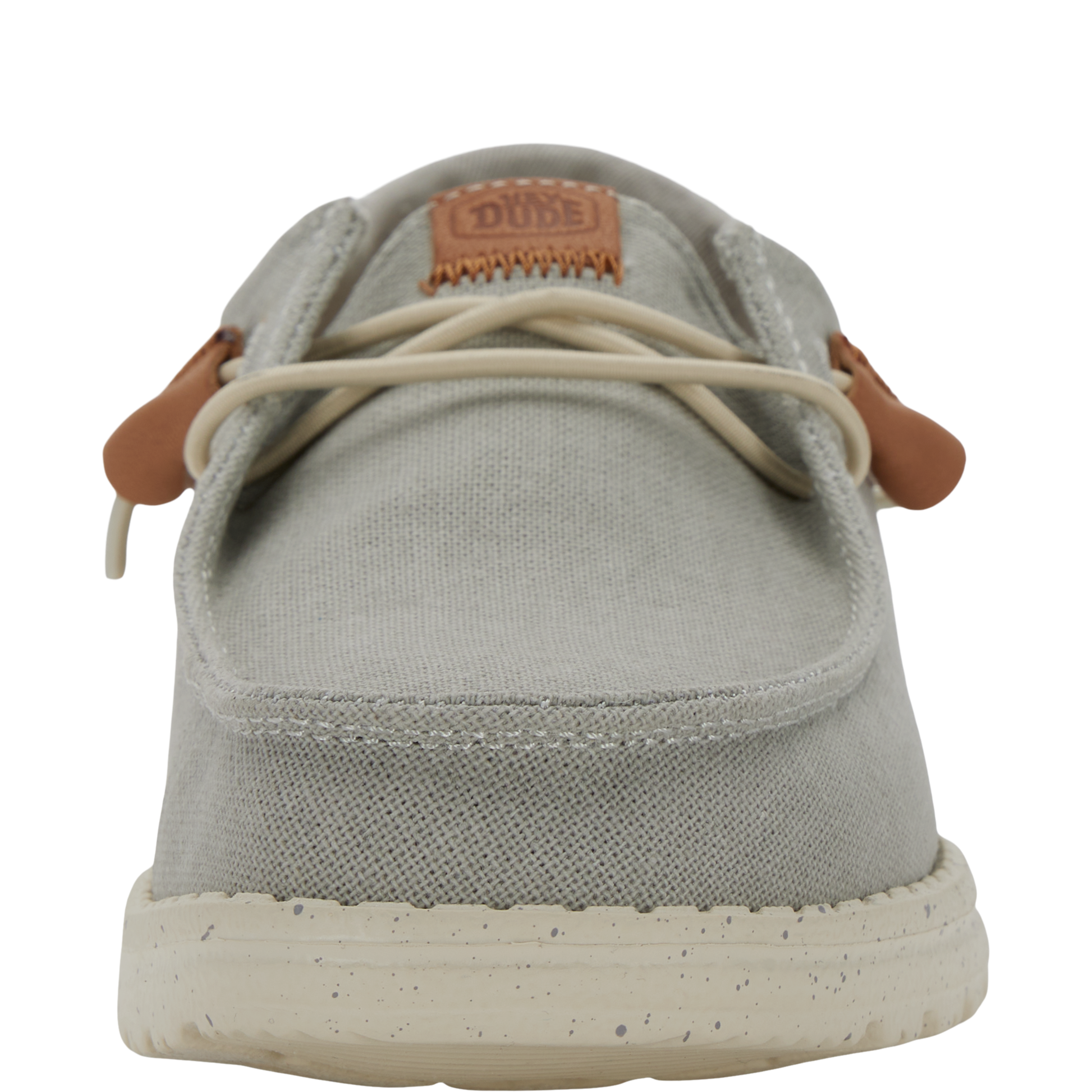 Boho Chambray Shoes with Elastic Laces & Lightweight Sole | Wendy
