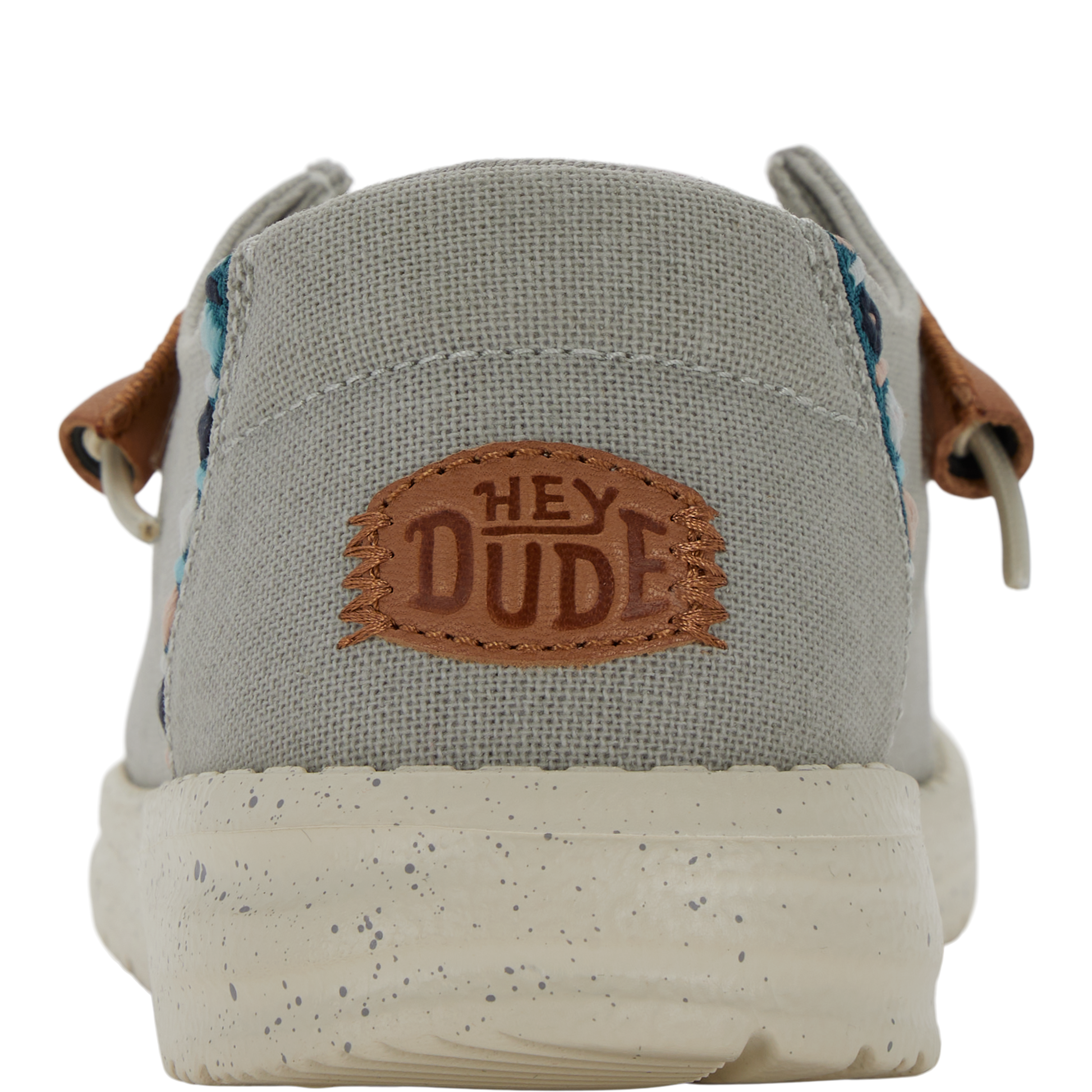Boho Chambray Shoes with Elastic Laces & Lightweight Sole | Wendy