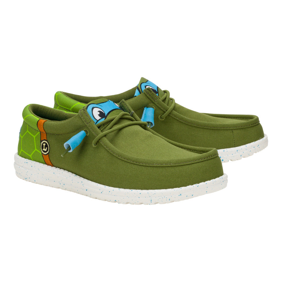 HEYDUDE TMNT Leo Wally Funk Shoes - Comfortable & Lightweight