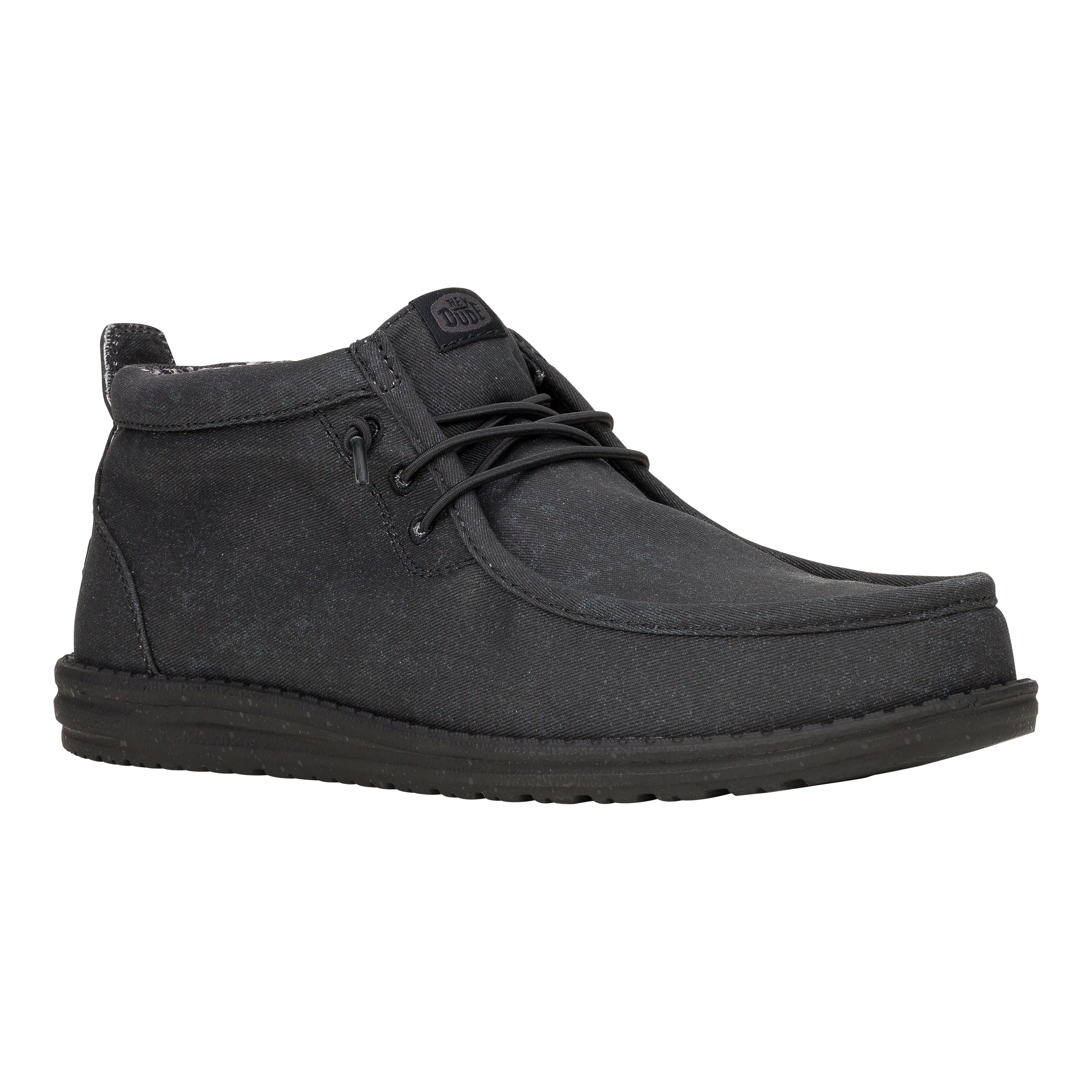 Mid Height Canvas Booties for Women | Wally Stretch Comfort Shoes