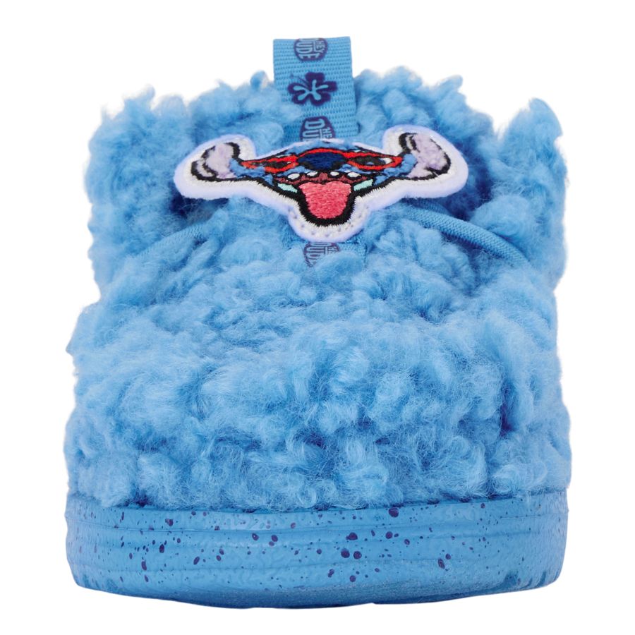 Disney Stitch Plush Youth Slippers | Royal Blue Wally Slip-Ons