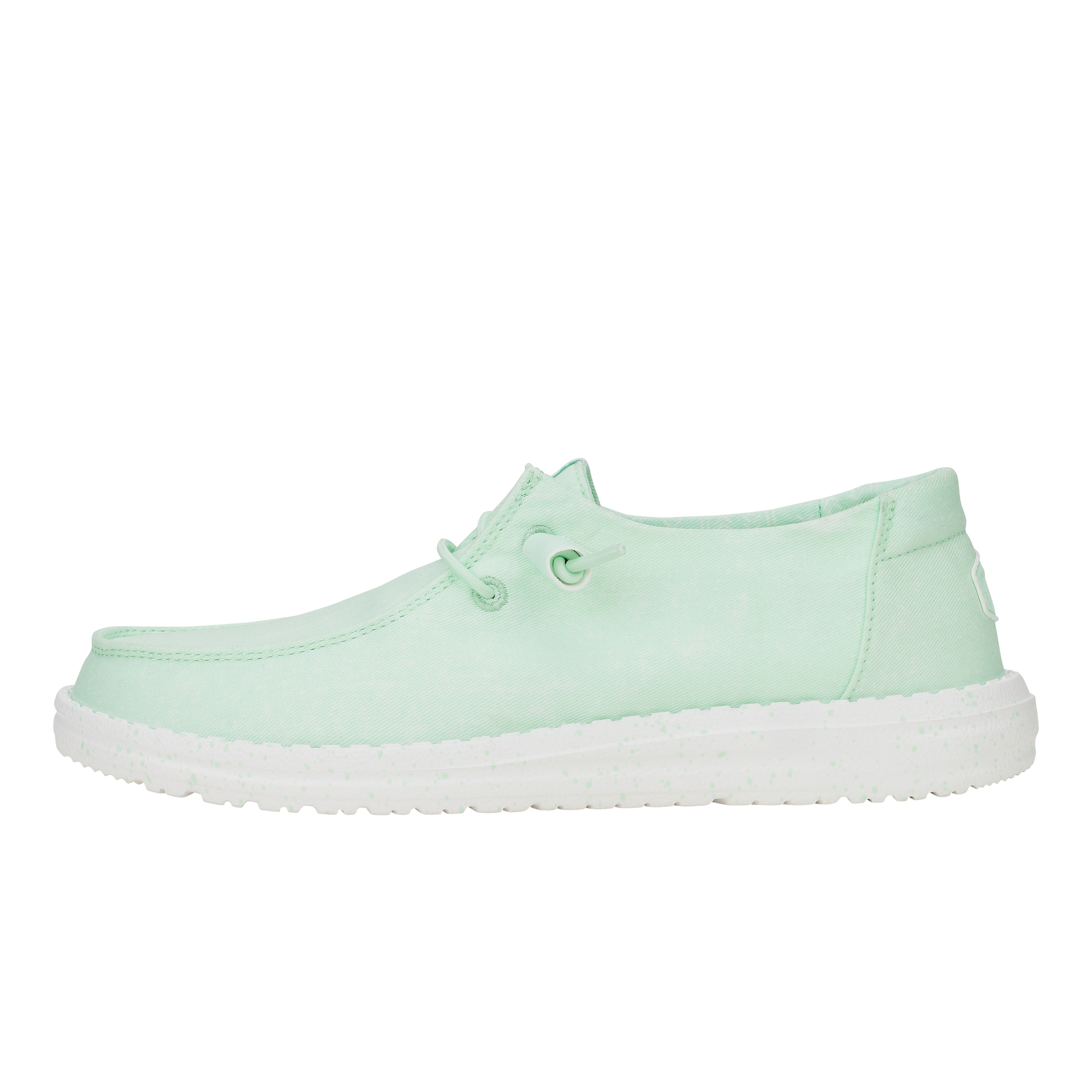 Bay Blue Stretch Canvas Shoes for Travel | Wendy