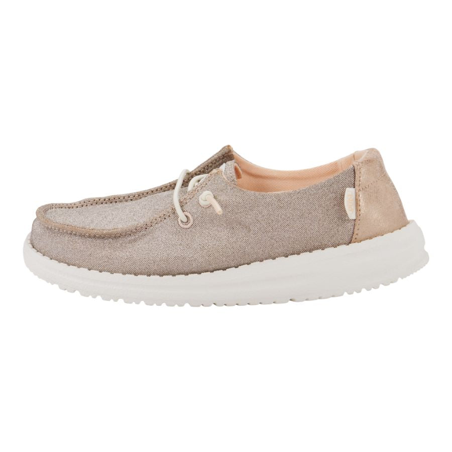 Glitter Slip-On Shoes for Kids with Elastic Laces | Wendy Youth