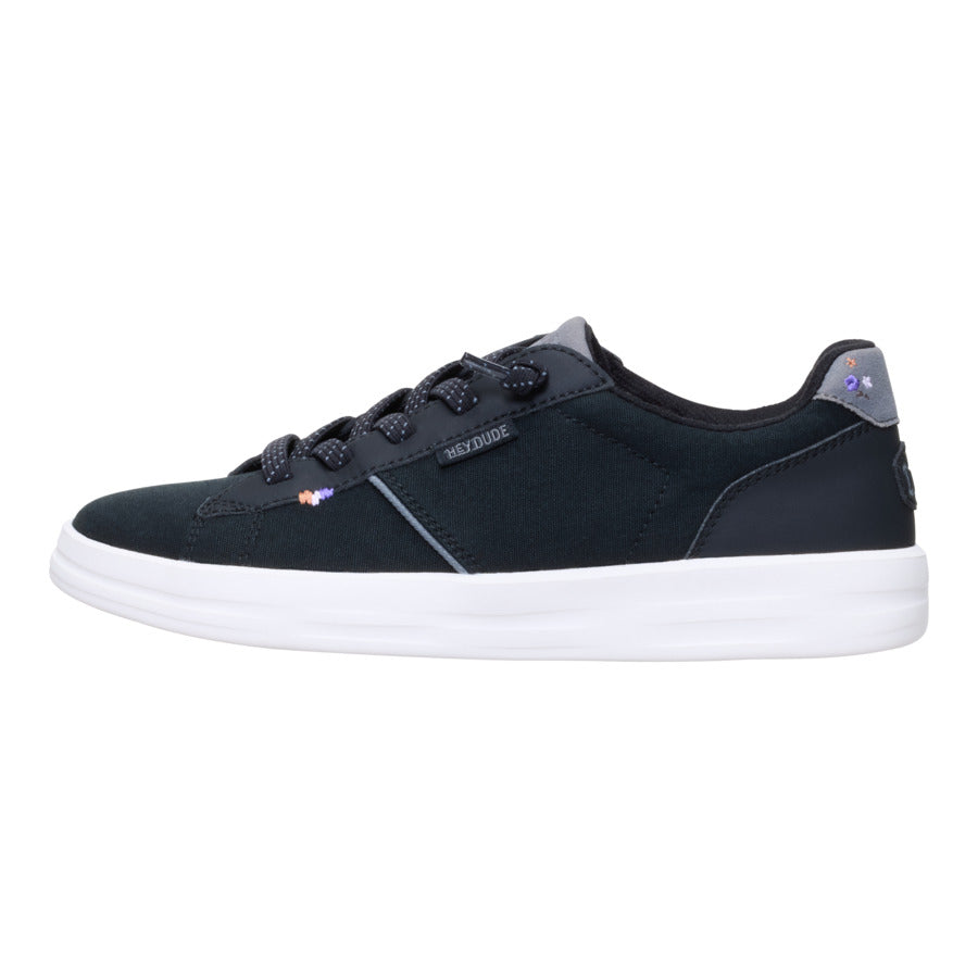 Textile Sneakers for Women with Elastic Laces | Karina Duo Black