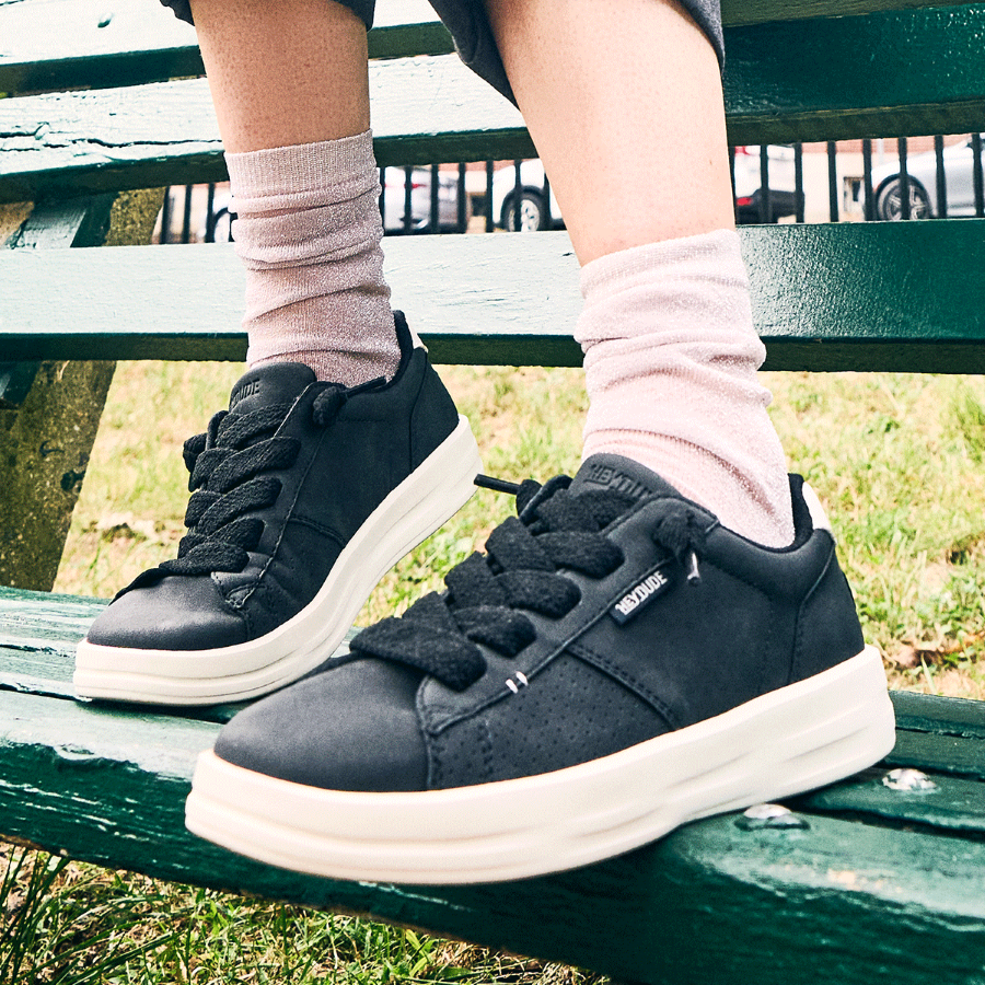 Classic Slip-On Sneakers for Women | Karina Duo Black