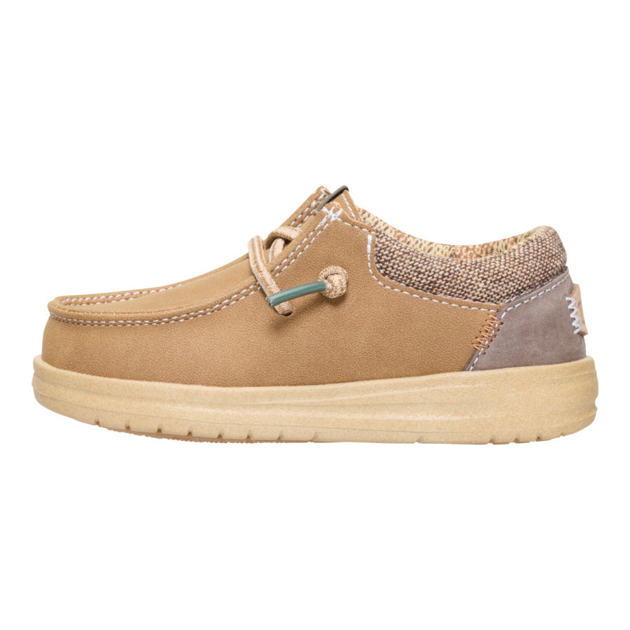 Toddler Shoes with Elastic Laces for Easy On & Off | Paul Classic Nut