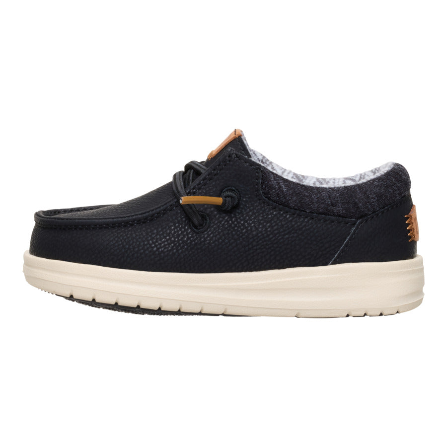 Toddler Shoes with Elastic Laces for Easy On & Off | Paul Classic Black