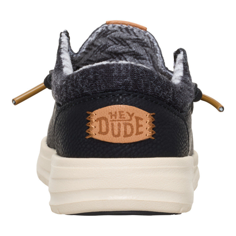 Toddler Shoes with Elastic Laces for Easy On & Off | Paul Classic Black