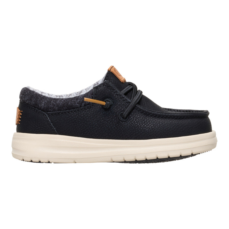 Toddler Shoes with Elastic Laces for Easy On & Off | Paul Classic Black