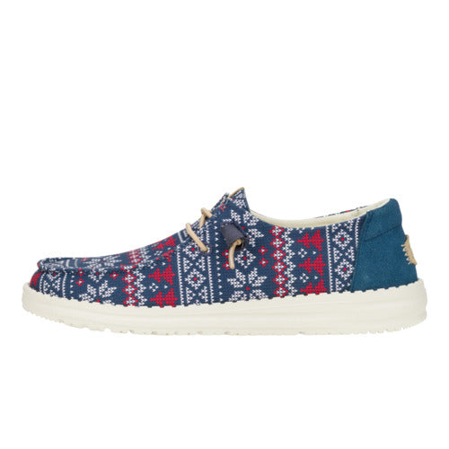 Alpine Print Winter Sweater for Women | Wendy Navy/Multi