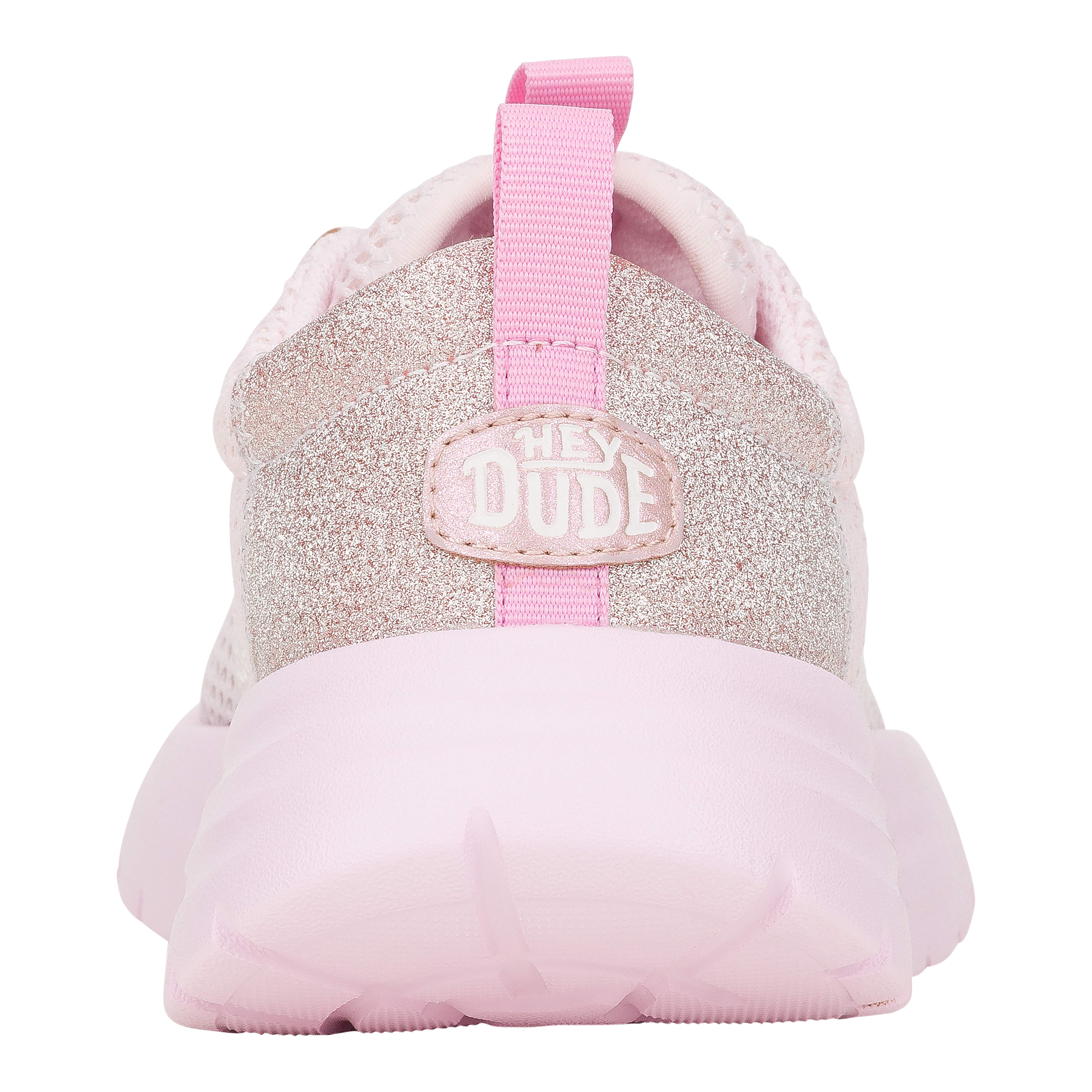 Sparkle Pink Slip-On Sneakers for Kids with Stretch Lace | Sirocco Play