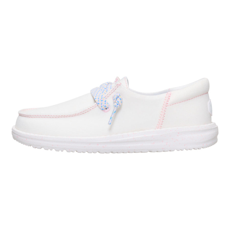 Denim Slip-On Shoes with Elastic Laces for Kids | HEYDUDE Wendy Funk