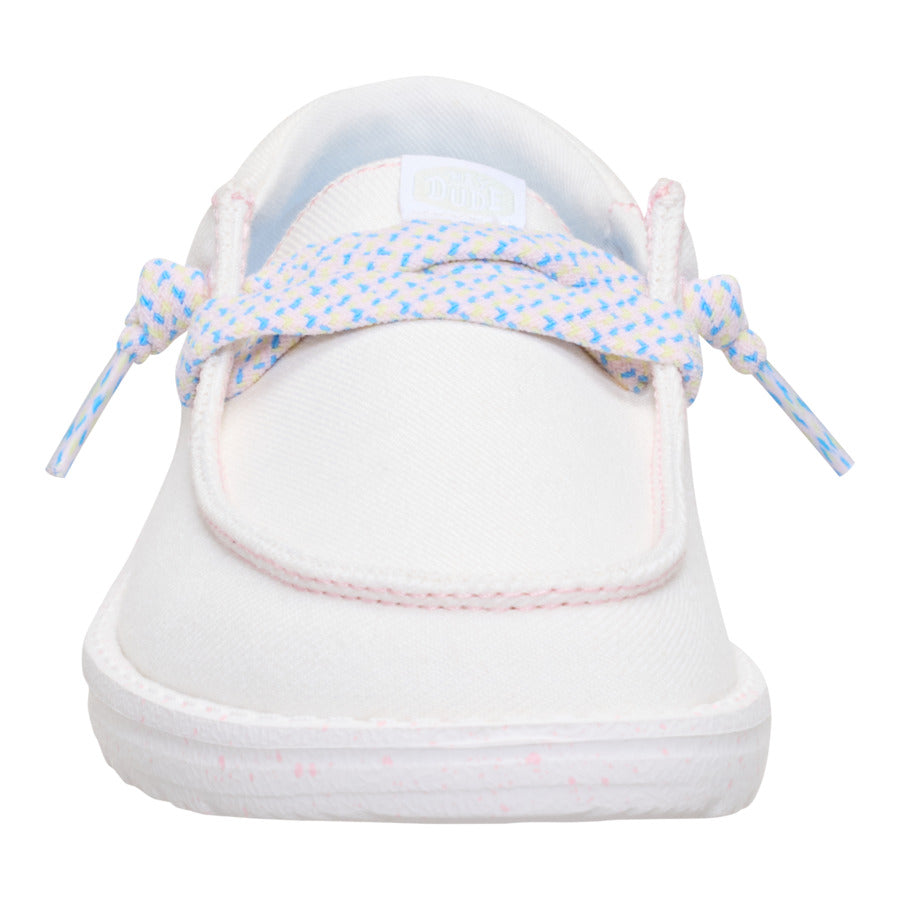 Denim Slip-On Shoes with Elastic Laces for Kids | HEYDUDE Wendy Funk