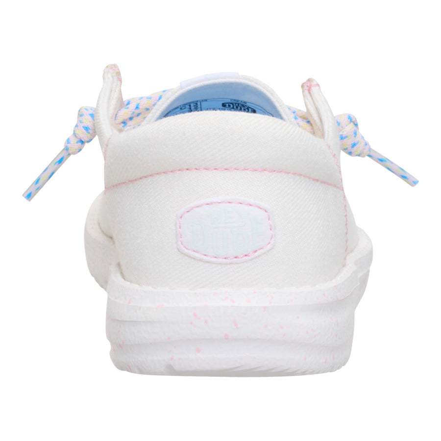 Denim Slip-On Shoes with Elastic Laces for Kids | HEYDUDE Wendy Funk