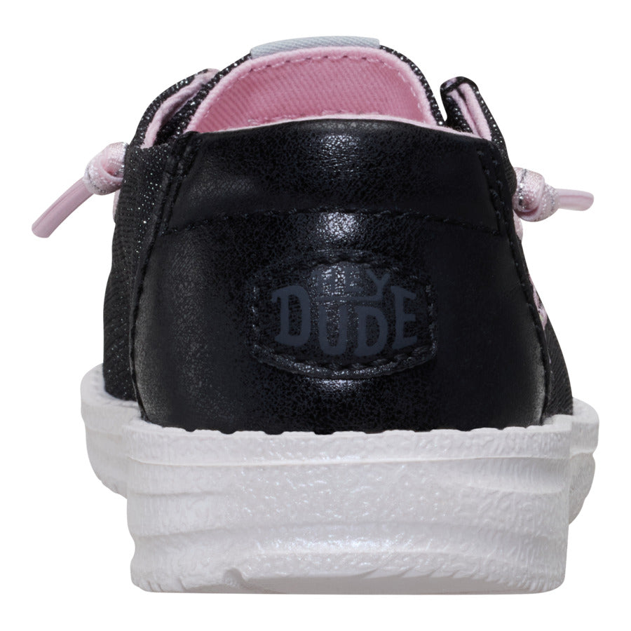 Toddler Shoes with Shimmer & Embroidered Flowers | Wendy Shimmer Flower