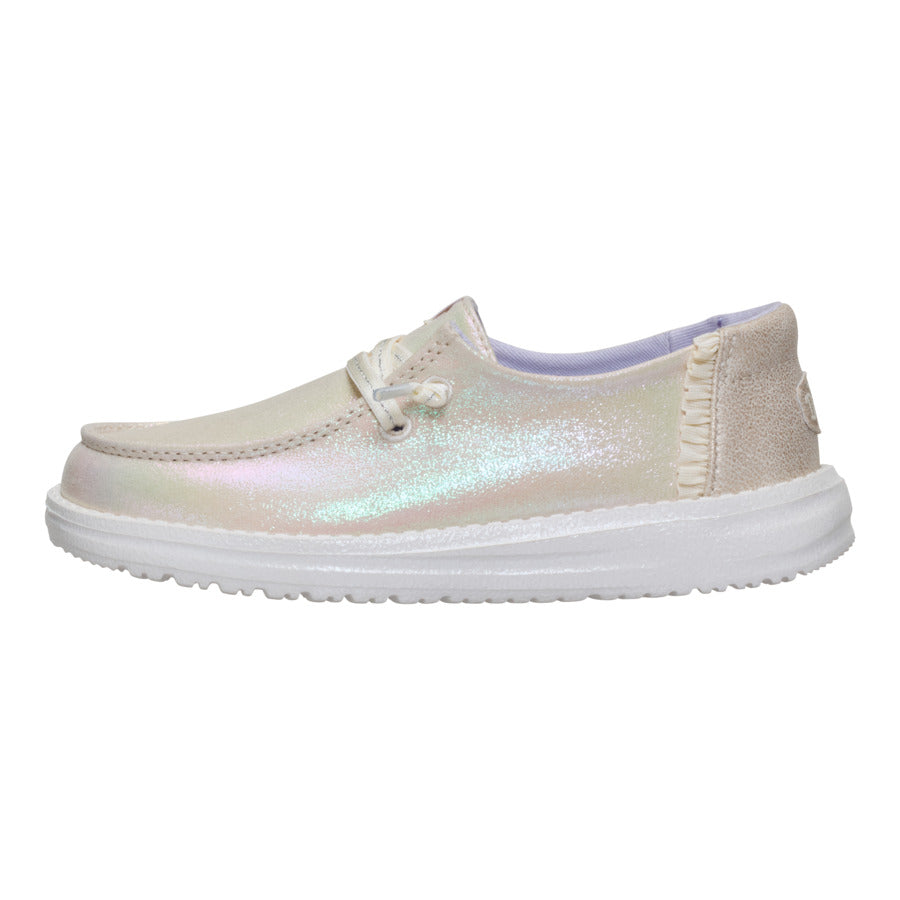 Sparkle Girls' Shoes with Elastic Laces & Ruffles | Wendy Youth Dazzling