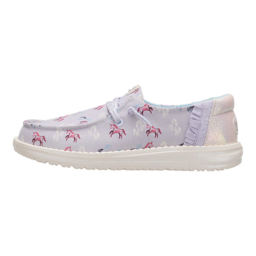 Unicorn Sparkle Kids Shoes with Elastic Laces | Wendy Youth