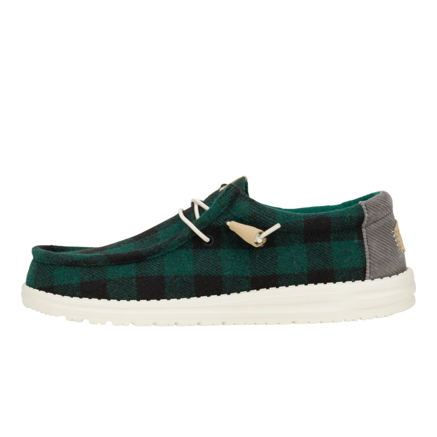 Buffalo Plaid Slip-On Shoes for Men - Comfortable & Travel-Ready | Wally