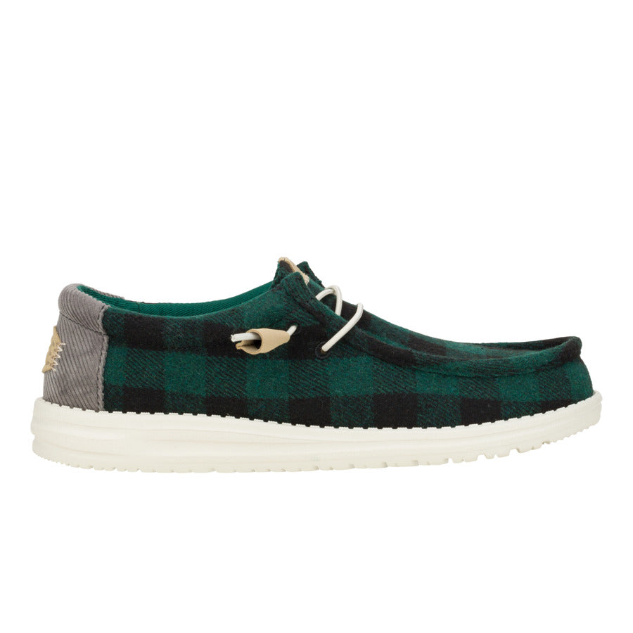 Buffalo Plaid Slip-On Shoes for Men - Comfortable & Travel-Ready | Wally