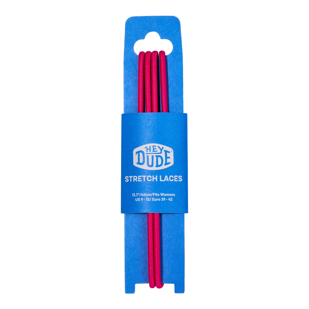 Neon Pink Round Shoe Laces for Wendy & Wally | 45% Polyester