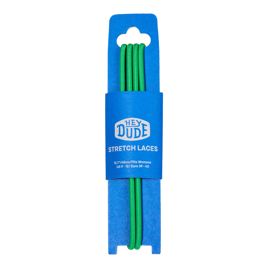 Neon Green Round Shoe Laces for Wendy & Wally | 45% Polyester