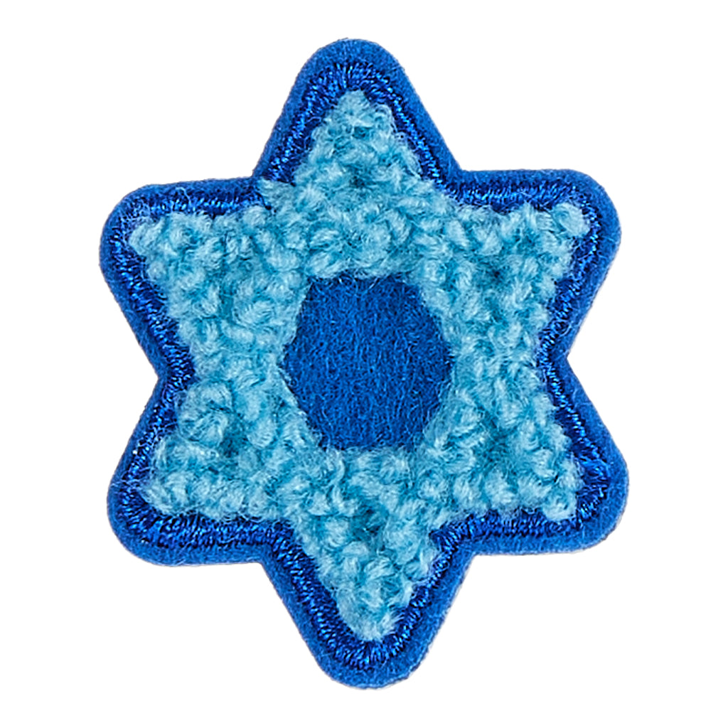 Star of David Patch 30mm - Woven & Peel & Stick | Religious Symbol