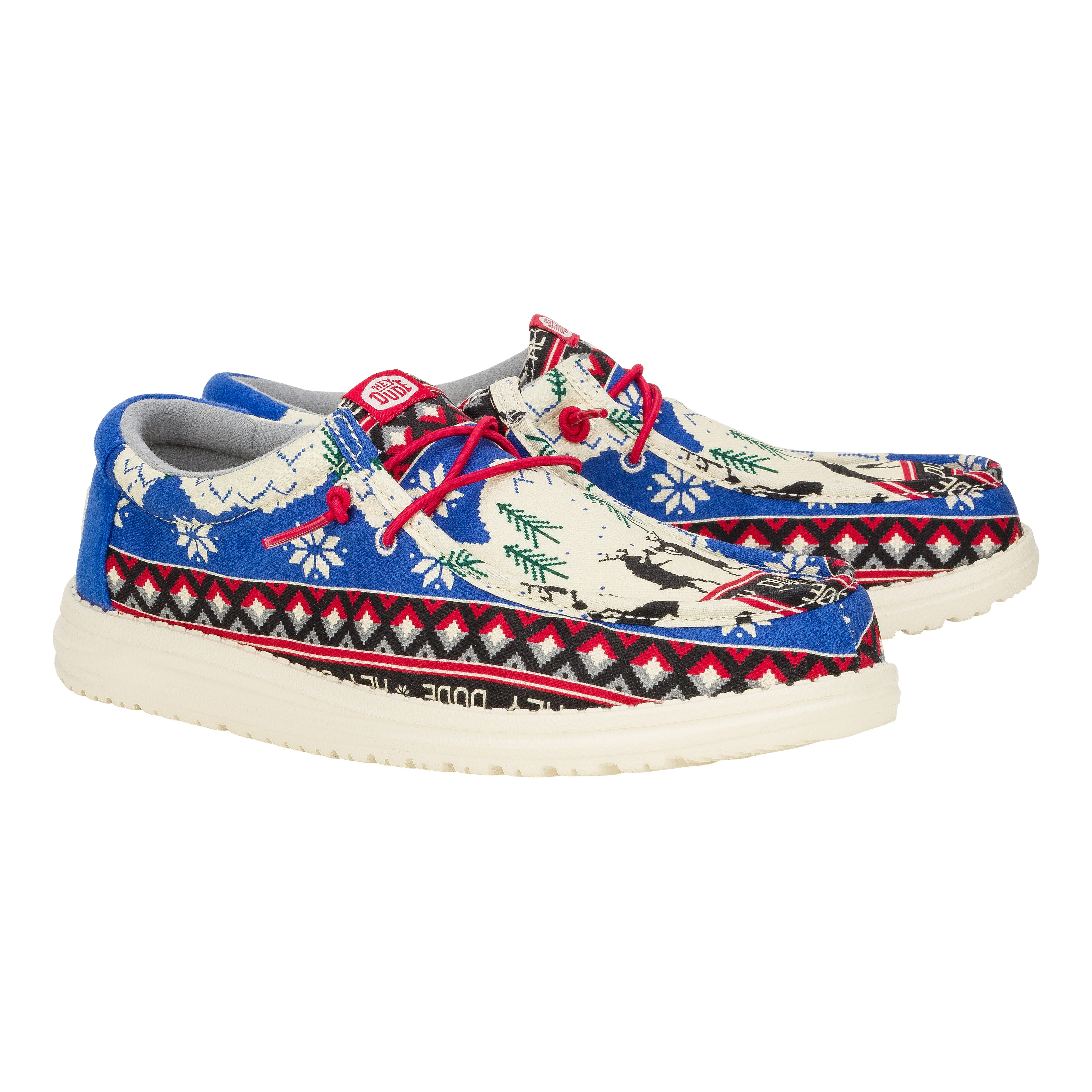 Holiday Print Comfort Sneakers for Travel | Wally Cheers