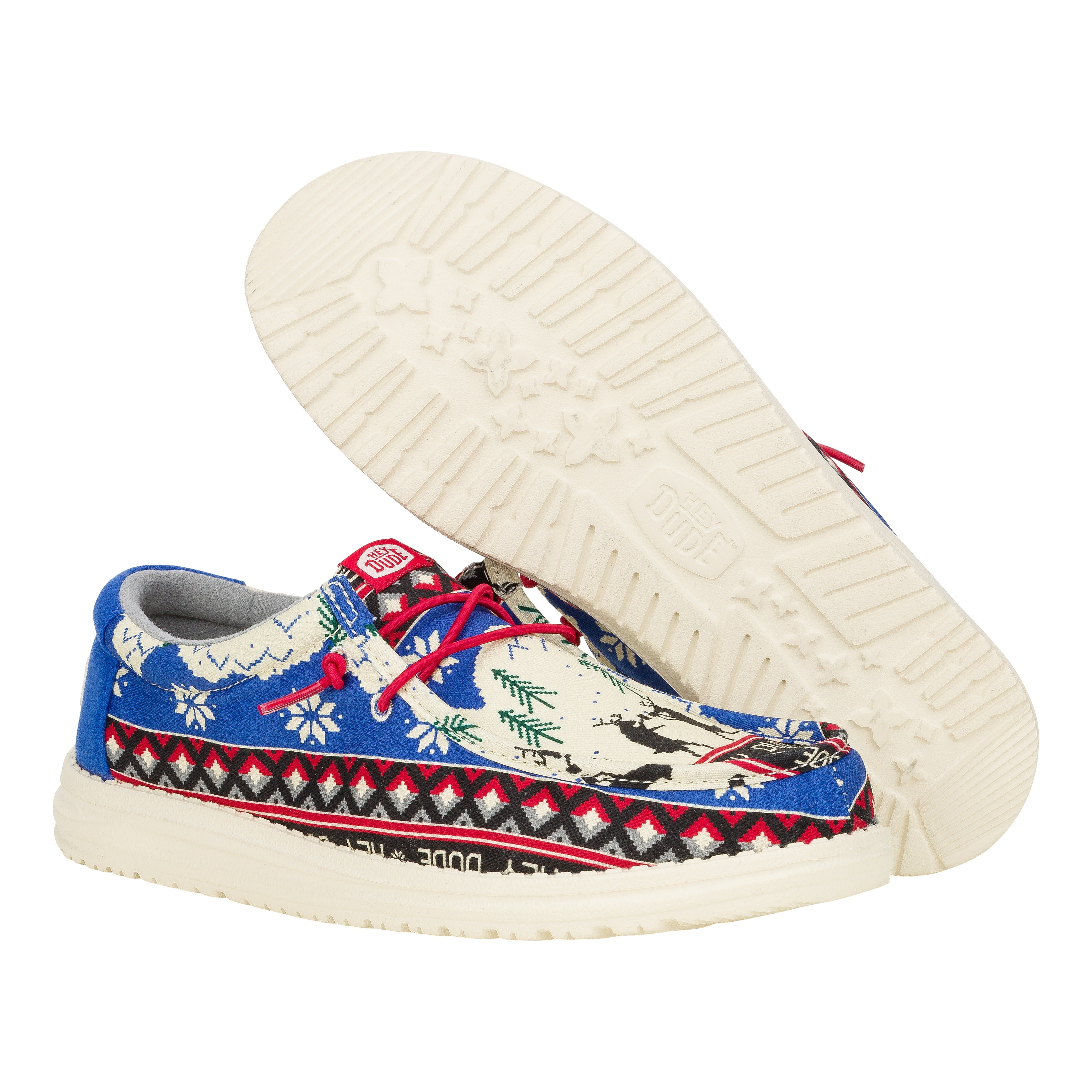Holiday Print Comfort Sneakers for Travel | Wally Cheers