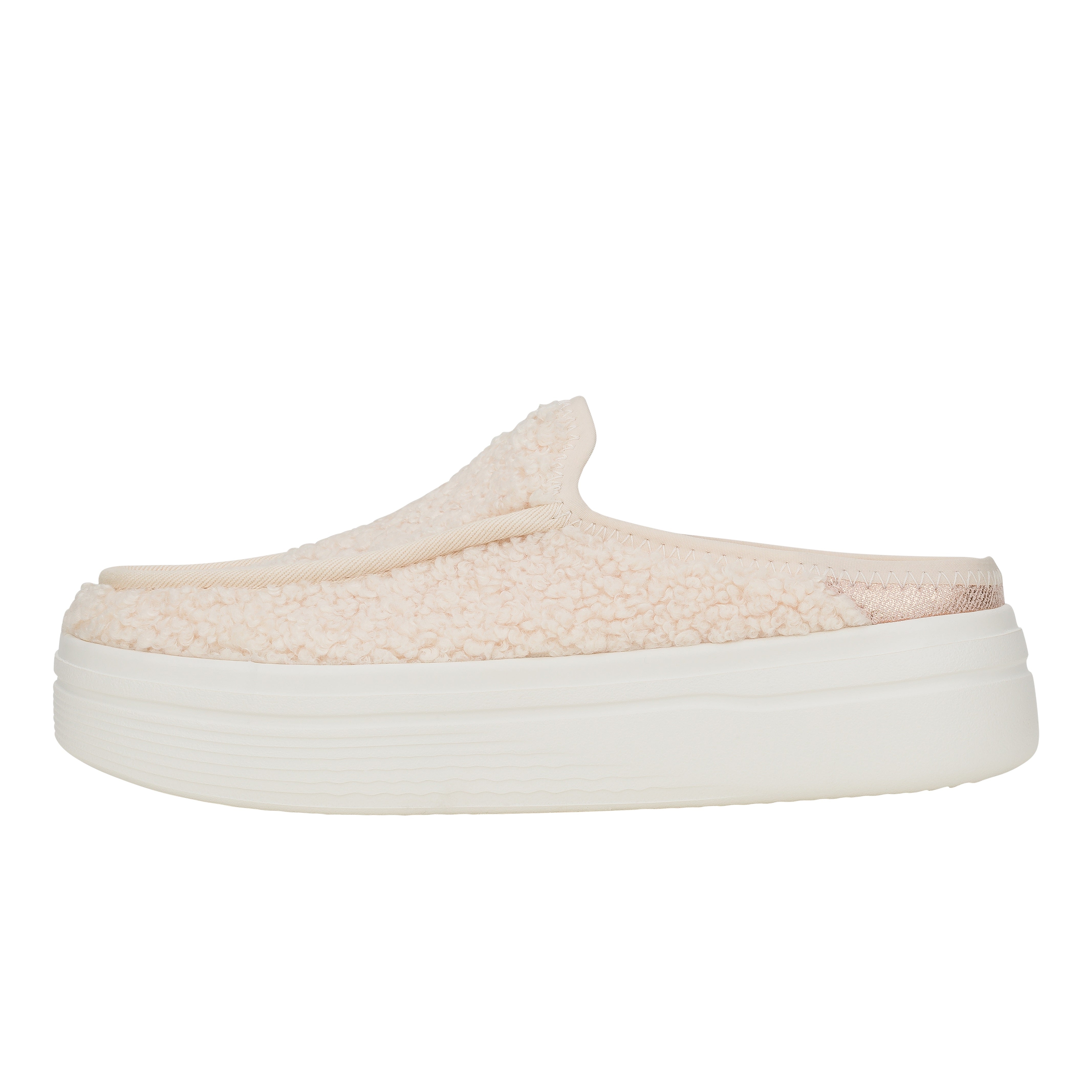 Sherpa Platform Sneakers with Cozy Lined Footbed | Austin Lift Cozy