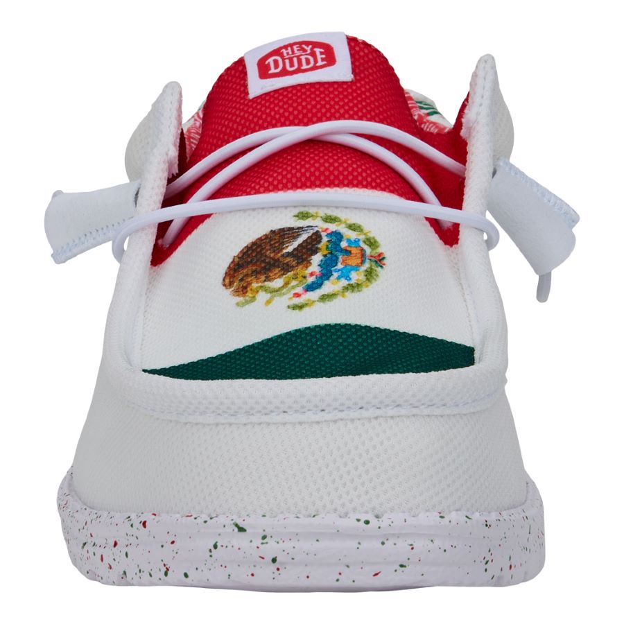Mexico Flag Casual Shoes with Comfort Cushion | Wally Break